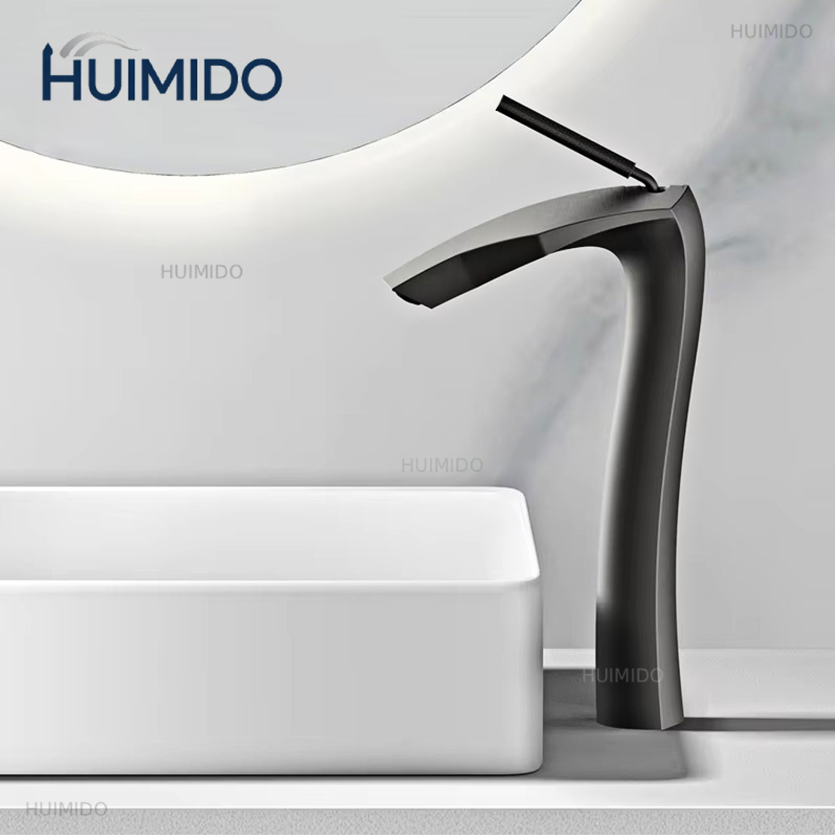 Basin Mixer Cartridge - Luxury Brushed Gold Brass Bathroom Faucet