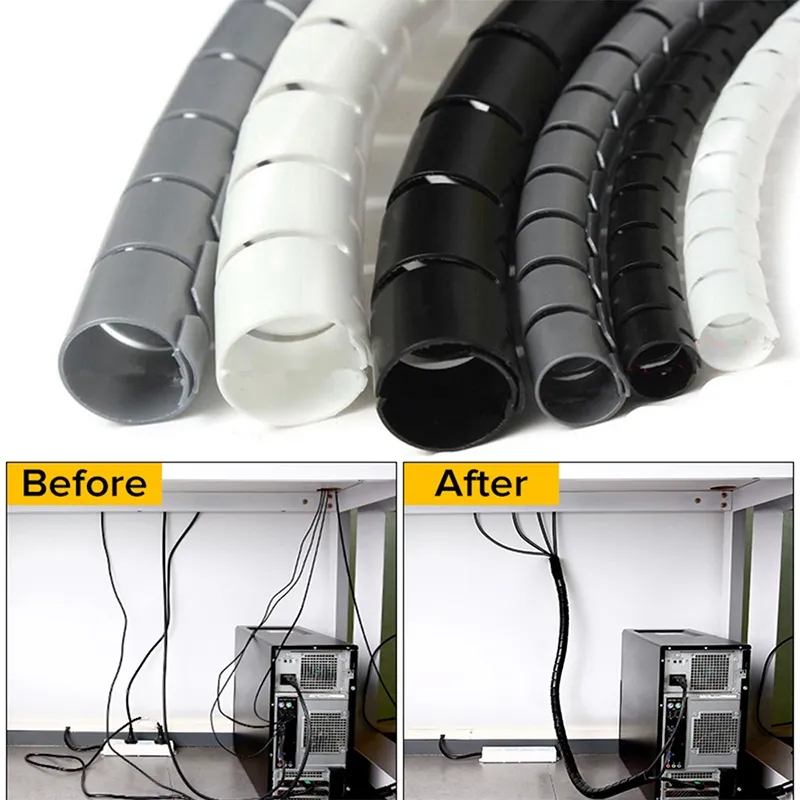 1/2M Flexible Spiral Cable Org - Plastic Pipe Clip review and price