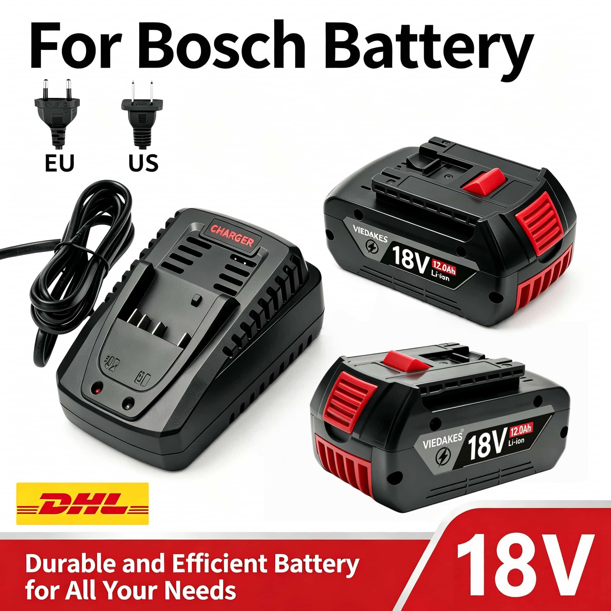 18V 10.0Ah for Bosch BAT618 Ba - Bosch Drill Gsb 18V review and price