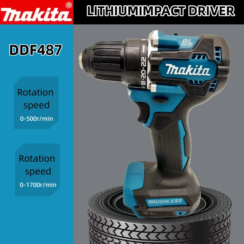 Makita DDF487 18V Cordless Bru - Makita Drill Ddf484 review and price