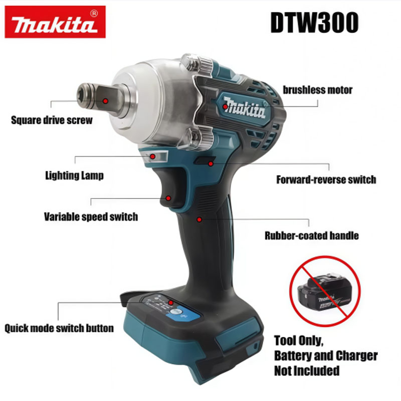 Makita DTW300 18V Brushless Co - Makita Drill Dtw300 review and price