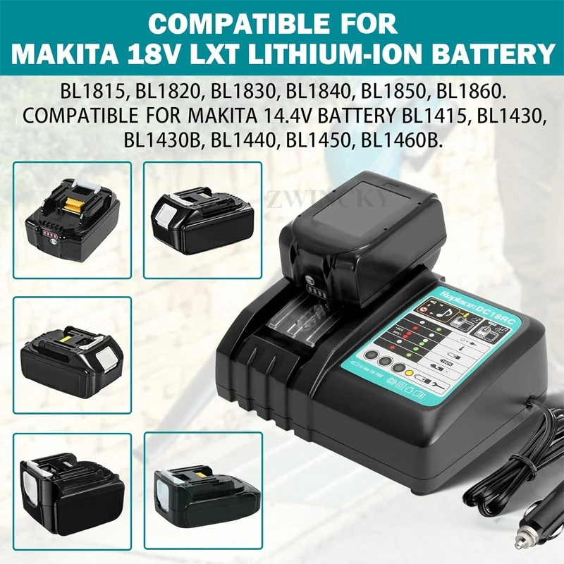 DC18RC Li-ion Battery 3A Car C - Makita Drill Hp1640 review and price