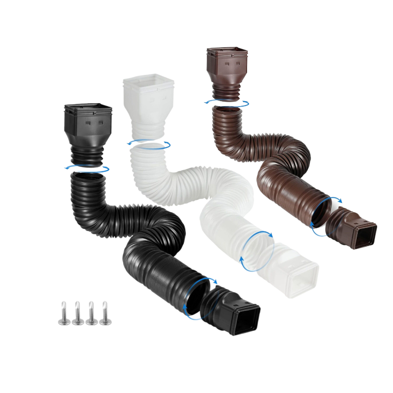 Flexible Retractable Downspout - Flexible Hose Braided review and price
