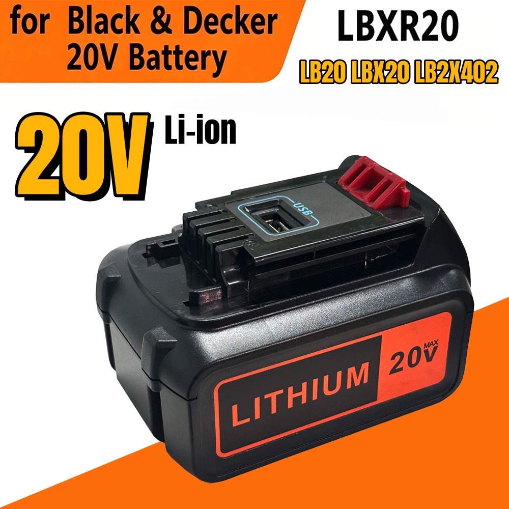🏗️ 20V 8Ah LBX20 Replacement f - Black+Decker Tool 20V Max review and price