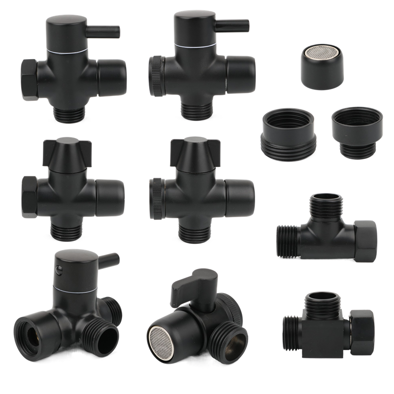 Black Brass Shower Arm Adapter - Shower Valve Cartridge review and price