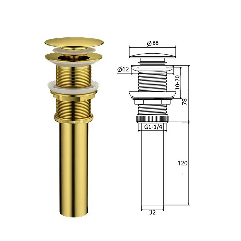 Push Down Pop Up Drain Bathroo - Drain Pipe Clip review and price