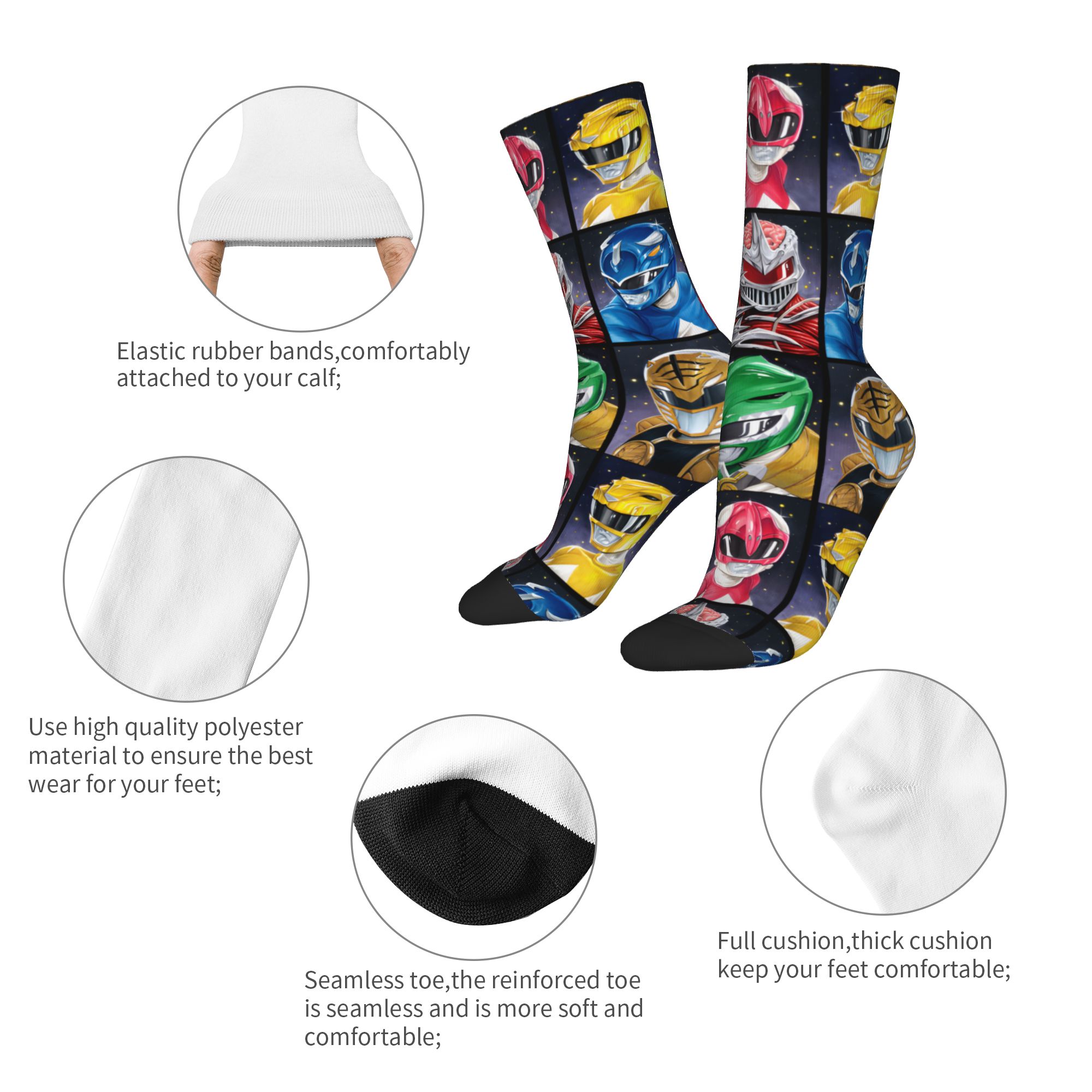 Power R-Ranger 90s Socks Men's - Pipe Bending Spring review and price